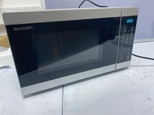 Sharp 800W Standard Microwave Oven Digital 20L Capacity YC MS02U Silver New
