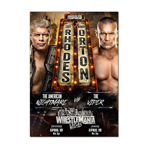 Wwe wrestlemania poster - wwe, 42