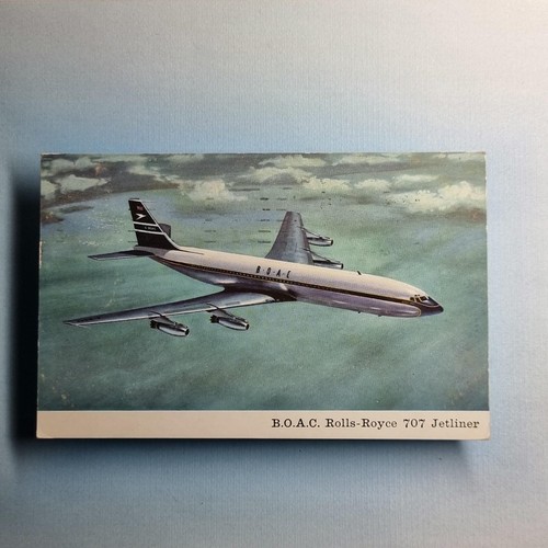 Commercial aircraft postcard - commercial,