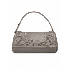 Y2K Taupe Studded Shoulder Bag