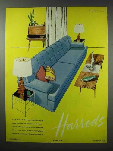 1959 harrods furniture - harrods,