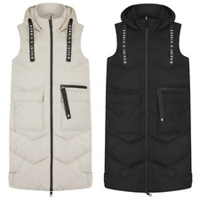 Womens Ladies Long Quilted