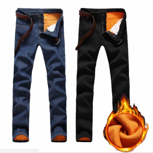 Men winter warm denim - warm,
