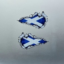2x Scotland Scottish Flag Long