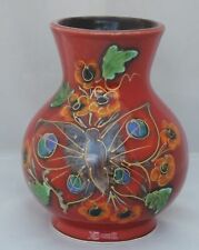 Anita Harris Butterfly Vase
