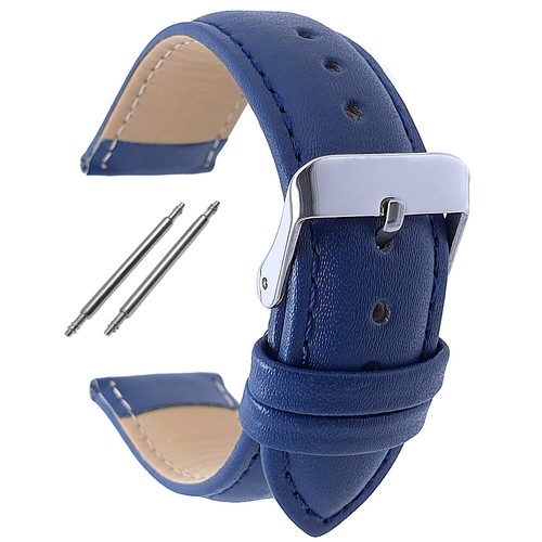 Blue padded glove grain - padded,