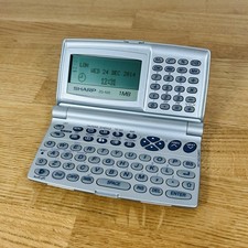 Sharp ZQ-520 Electronic Personal Organizer 1MB Tested Working Retro Tech 1990’s