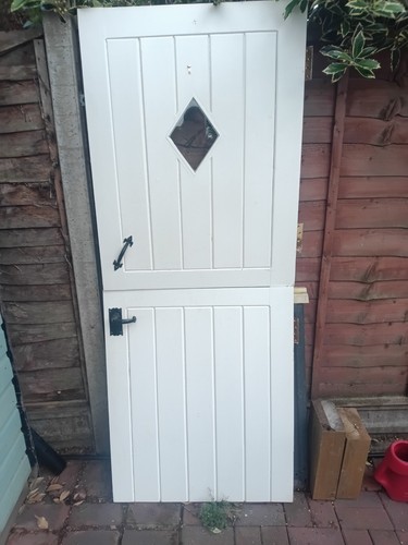 White painted stable - painted, with