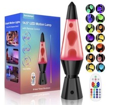 Lava lamp with colours - lamp,