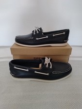 SPERRY Authentic Original 2 Eye Boat Shoes, Navy Size UK 12