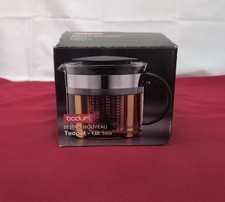 BODUM Bistro Nouveau Tea Press, Borosilicate Glass, Plastic Infuser - 1 L