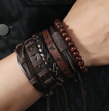 Leather Bracelets X6 Leather Bohemian Fashion Design Western