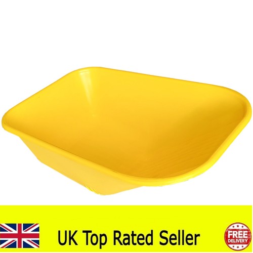 Wheelbarrow body 110l yellow - wheelbarrow,