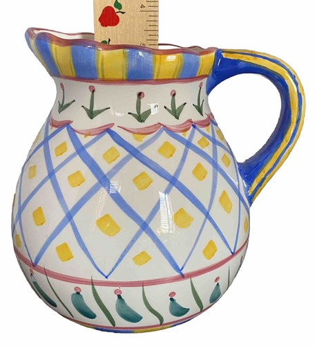 Hand painted pitcher jug - hand,