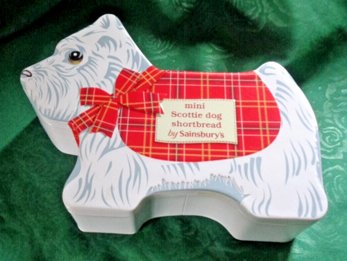 Mini scottie dog storage tin - mini,