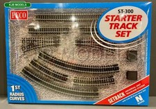 BNIB N Gauge PECO ST-300 Starter Track Set 1st Radius - Setrack Code 80