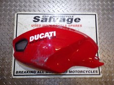 DUCATI MONSTER 696 2008 - 2014:PETROL TANK FAIRING FOR REPAINT - LEFT:USED PARTS