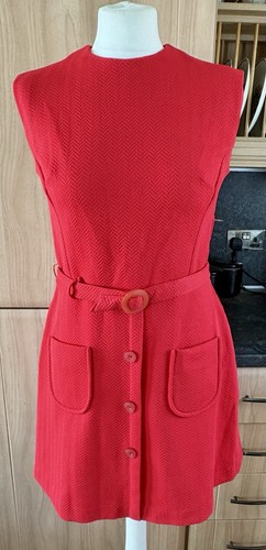 Vintage 60s 70s - , red,