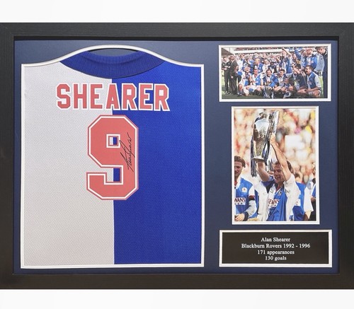 Alan shearer signed blackburn - signed,