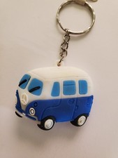 Blue And White Campervan
