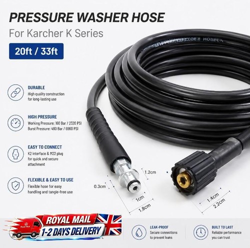 10m extension hose pipes - 6m/10m,