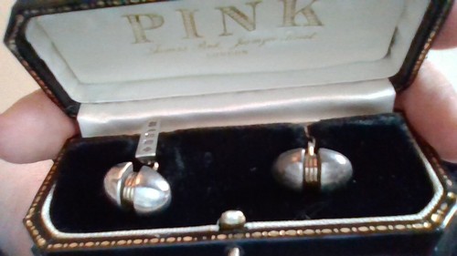 Thomas pink cufflinks - thomas,