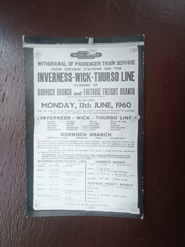 British railways line closure - railways,