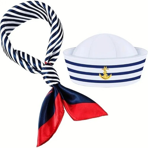 Adult captain hat navy sailor - navy,