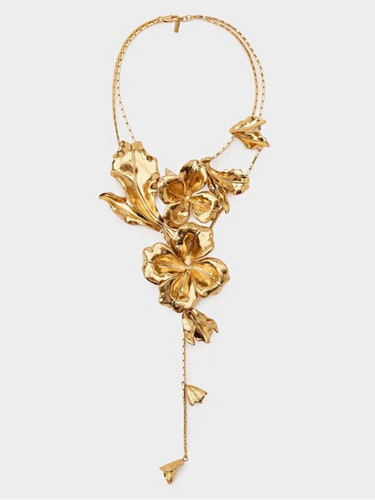 Zara gold tone - tone, floral