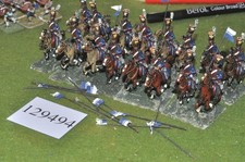 25mm napoleonic / russian - uhlans 16 figs - (129494)