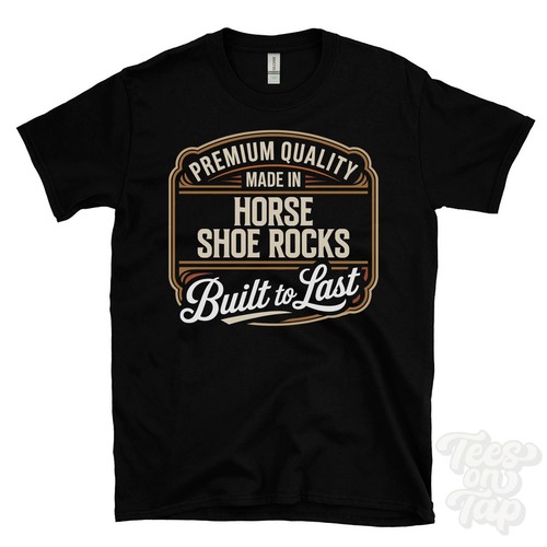 Made horse shoe rocks - made,