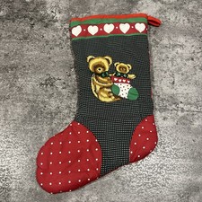Vintage Quilted Teddy Bear
