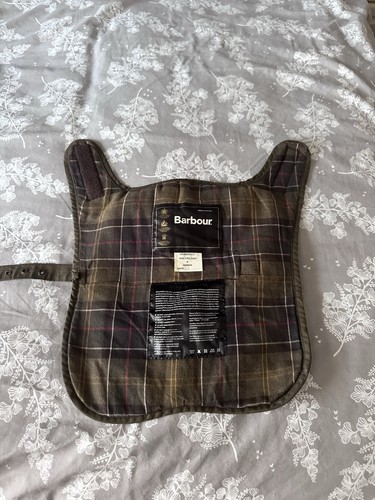 Barbour small dog jacket waxed - small,