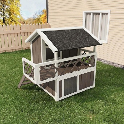Story wooden outdoor cat - outdoor,