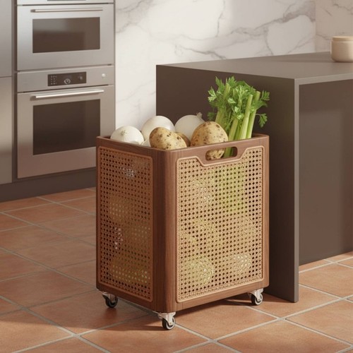 Wooden kitchen trolley easy - kitchen,