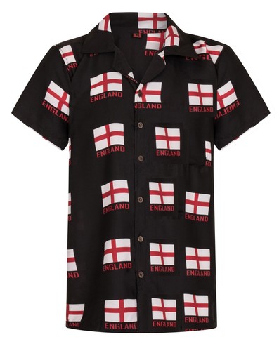 England shirt mens hawaiian - england,