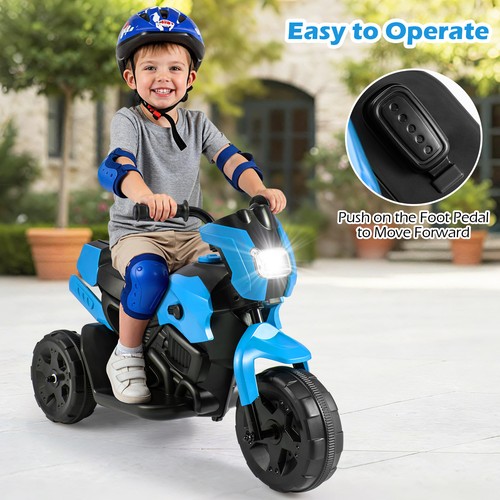 Motorbike with led headlight - with,