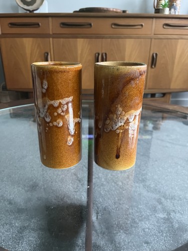 Pair 1970s mid - 1970s, vases