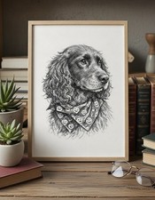 A4 Custom Pet Portrait From