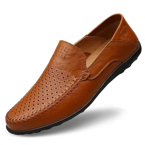 Mens genuine leather loafers - mens,