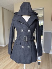 miss sixty hoodie coat Wool