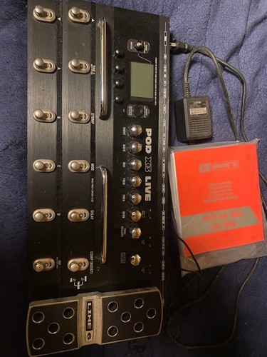 Line pod live guitar - x3,