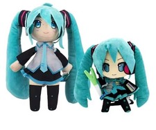 2PCS Hatsune Miku Plush Doll