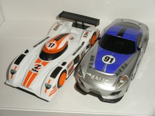 Scalextric - Pair of GT Lightning Silver #91 / GT Endurance #17 WEC - Exc. Cdn.