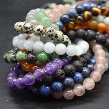 Large Hole (2mm) Round Beads &