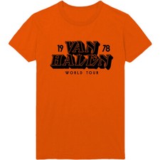 Van Halen World Tour 78 Orange