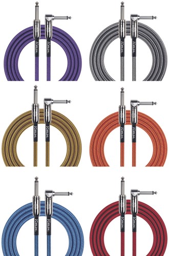 Kirlin fabric guitar lead - fabric,
