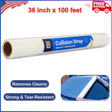 Crash Wrap, 36" x 100Ft, Clear