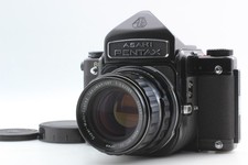 [Exc+5] Pentax 6x7 67 Film Camera Eye Level Finder 105mm f/2.4 Lens From JAPAN