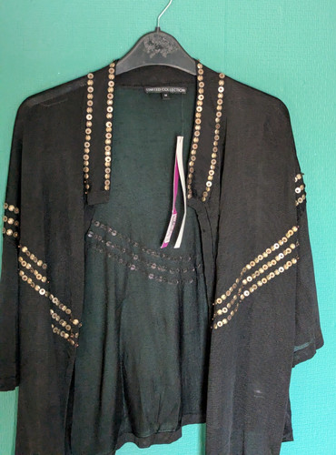 Ladies bolero wrap jacket s - ladies,